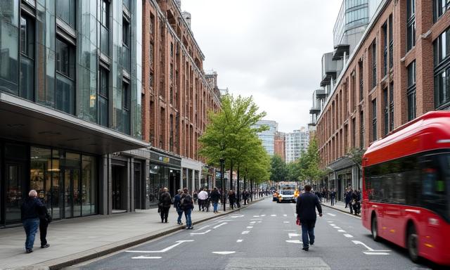 Panoramic view of our London Kennington Park Road office district